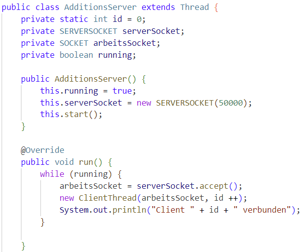 Client-Server-Programmierung