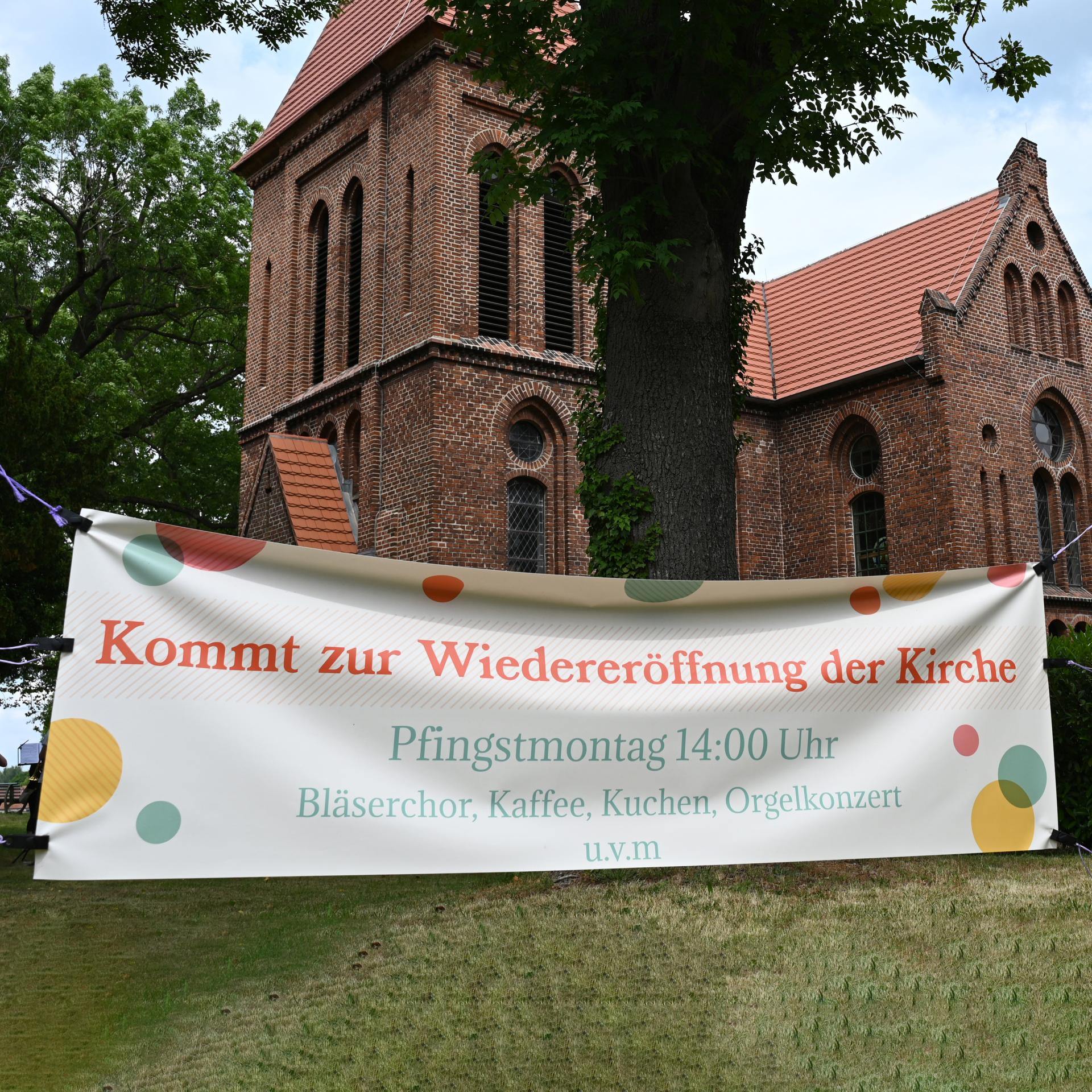 Wiedereröffnung der Kirche Groß-Ziethen am 6. Juni 2022