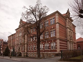 School in Löbau, Saxony