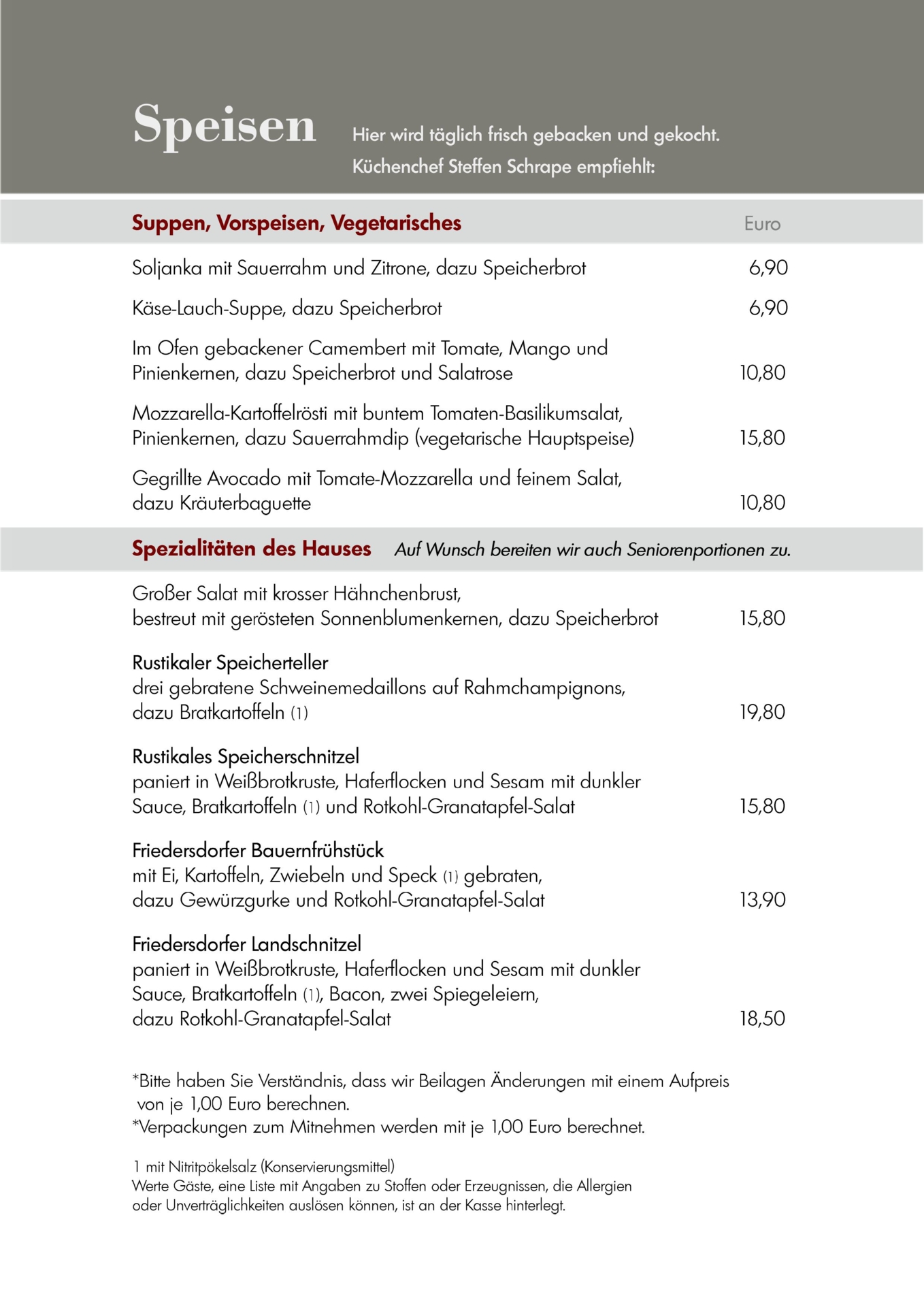 Speisekarte 04.25.2
