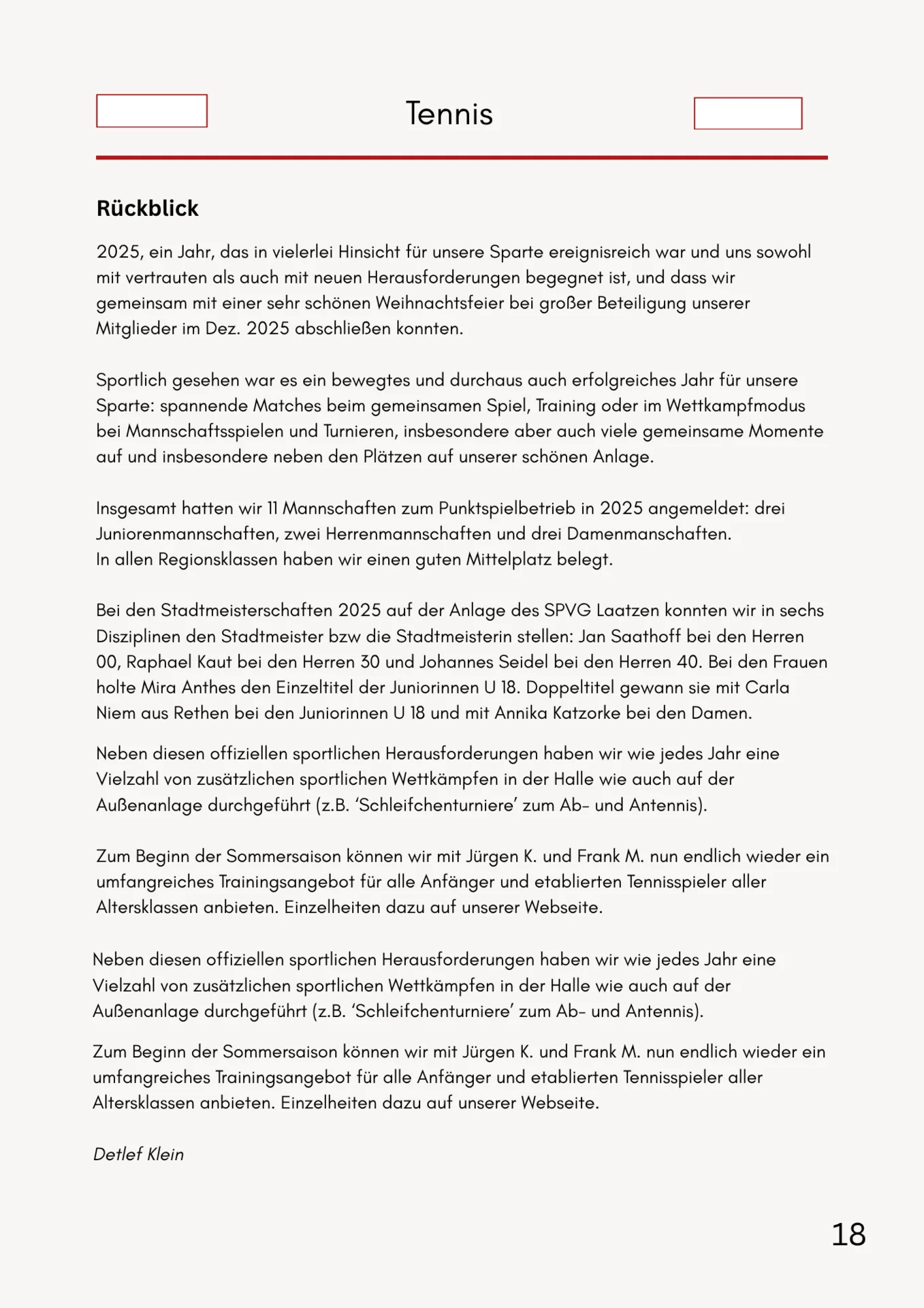 BSV Info 18