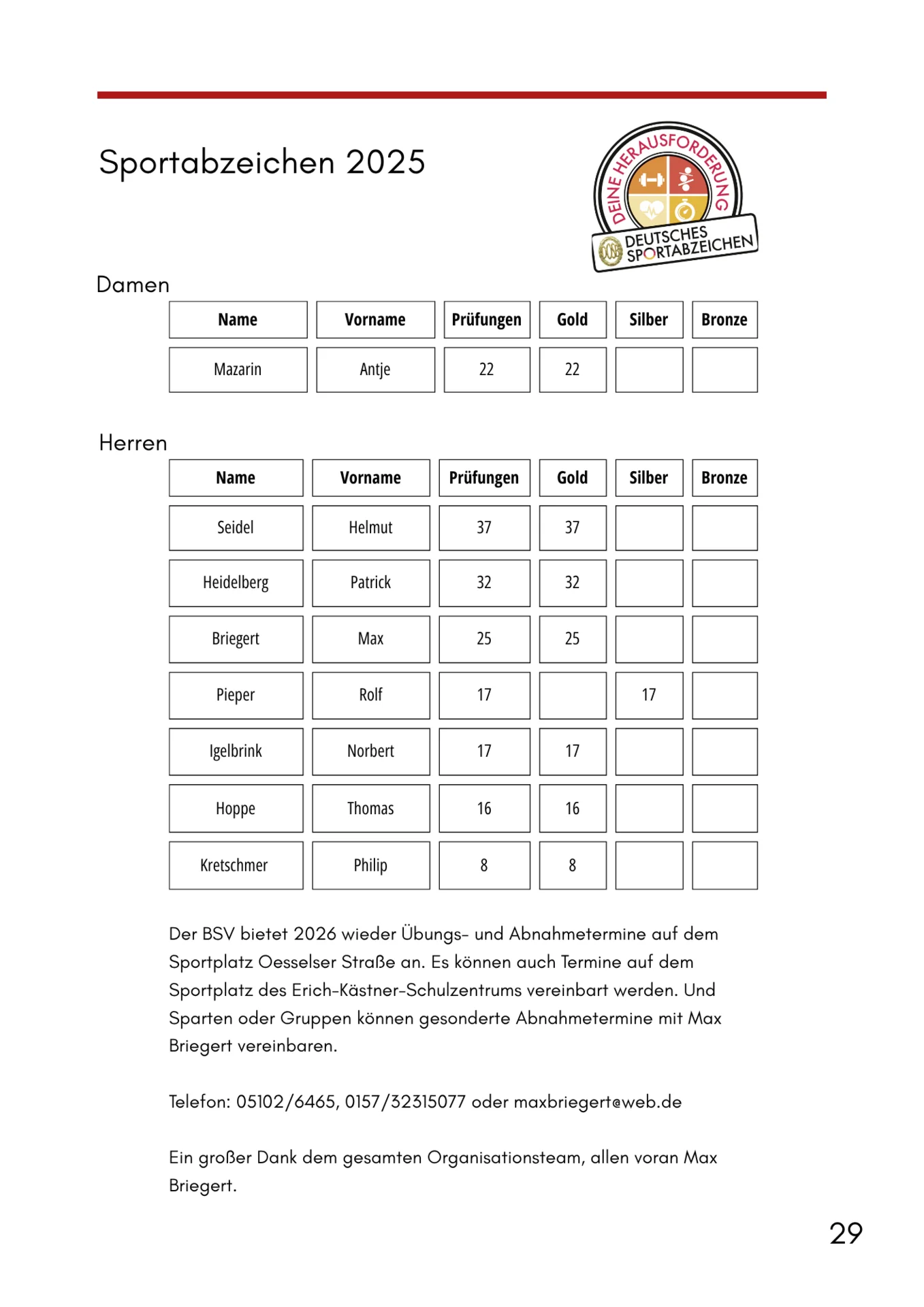 BSV Info 29