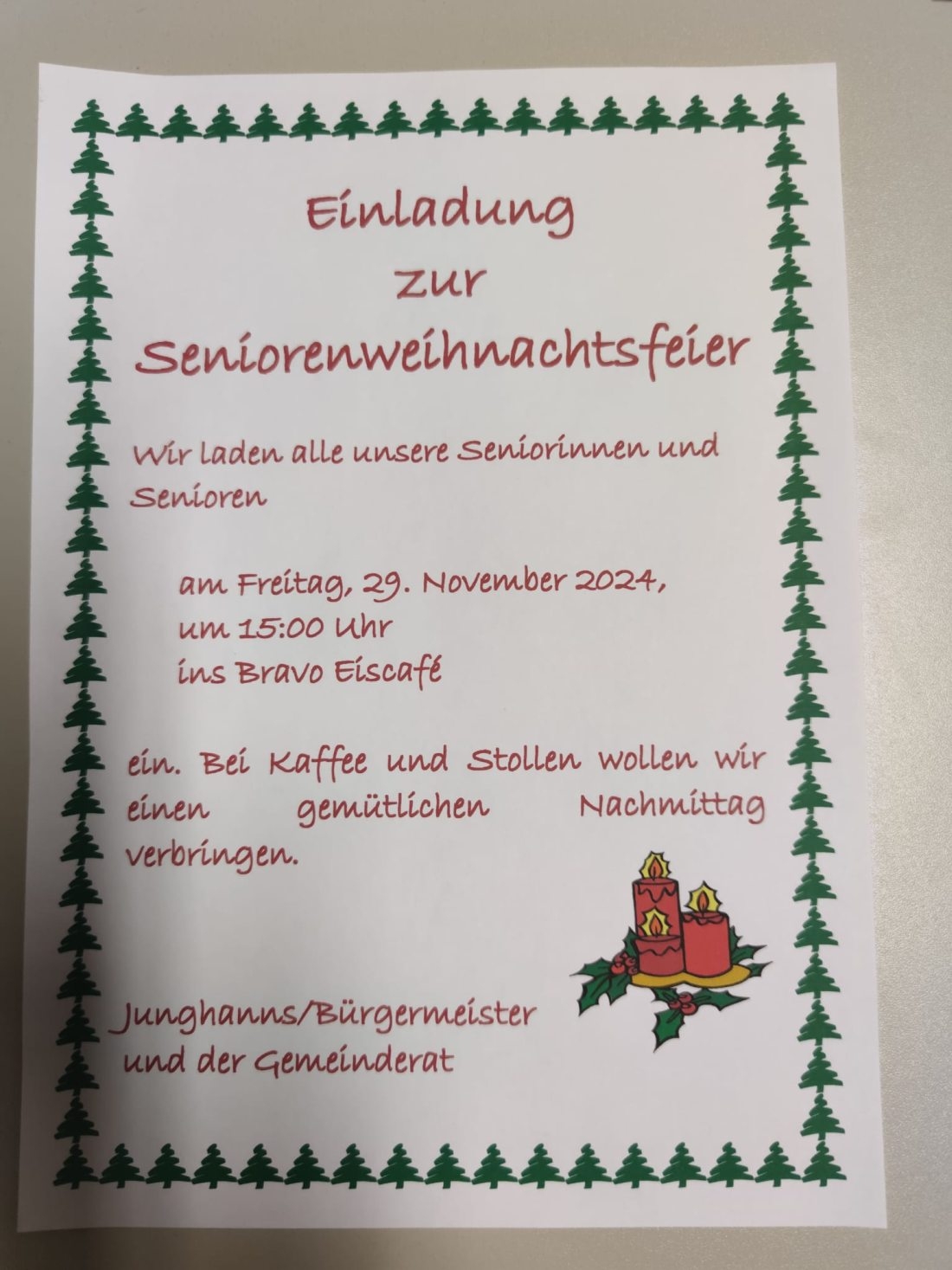 Seniorenweihnacht 2024