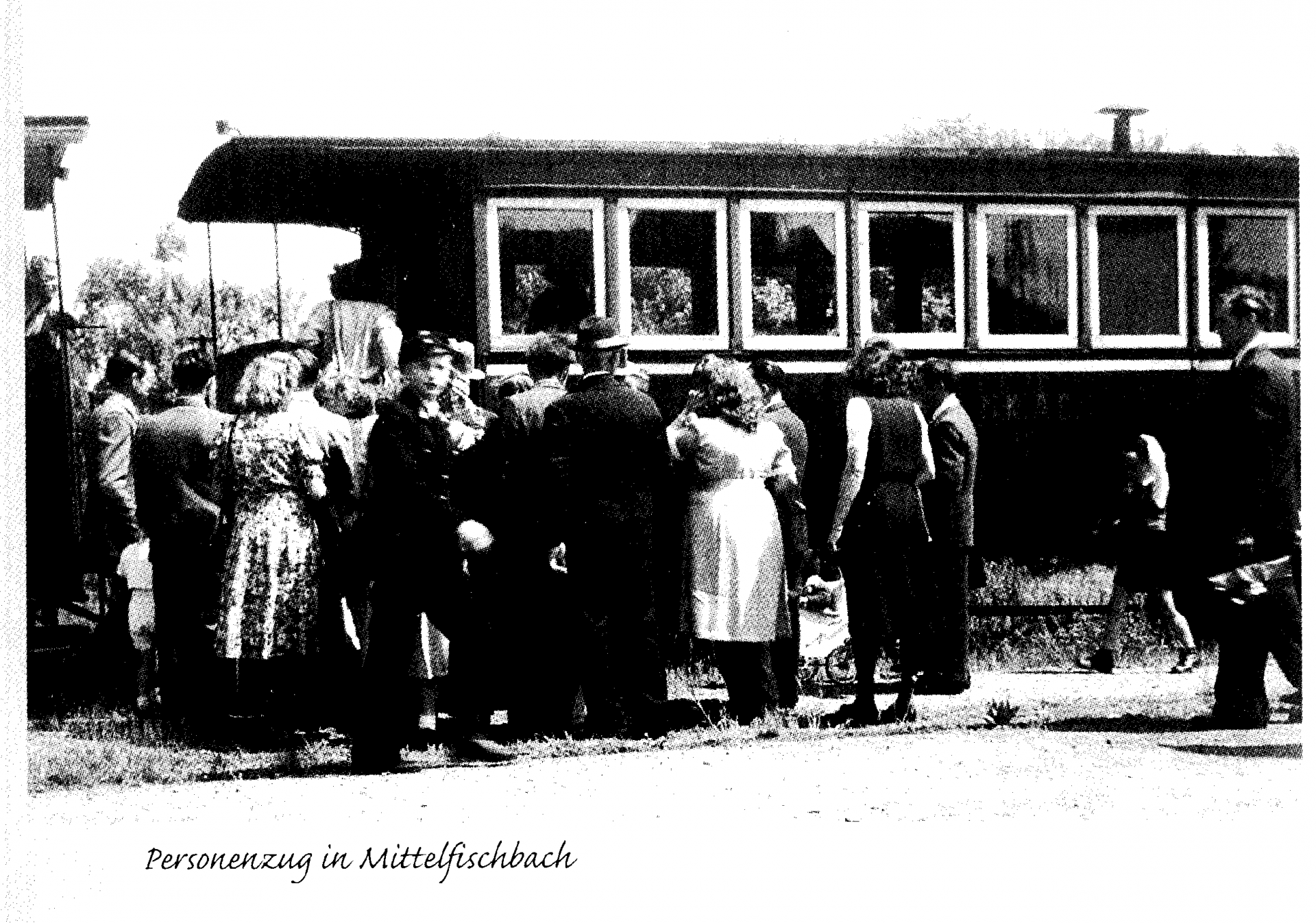 Personenzug in Mittelfischbach