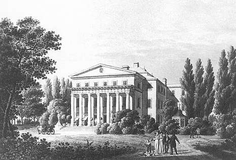 Schloss Ebersdorf (um 1820) Lithographie gez. von J.G. Jentzsch