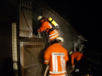 28.11.2010 - Schuppenbrand in Fuhlen
