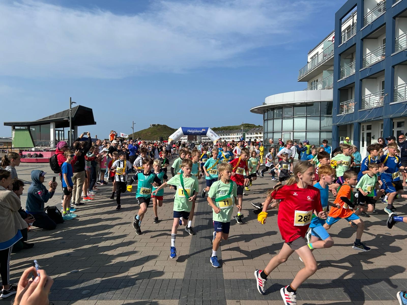 Start des 22. Schüler-Staffel-Marathons