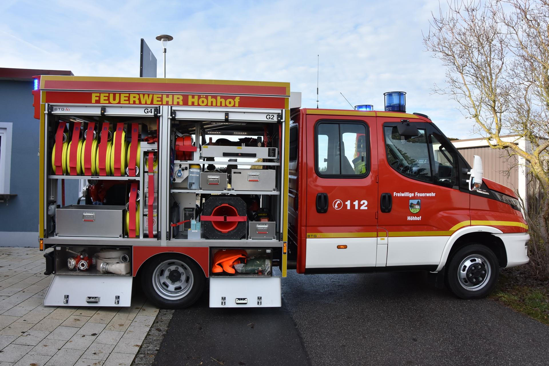 Ausrüstung Feuerwehrauto IVECO Daily 50C18A8D