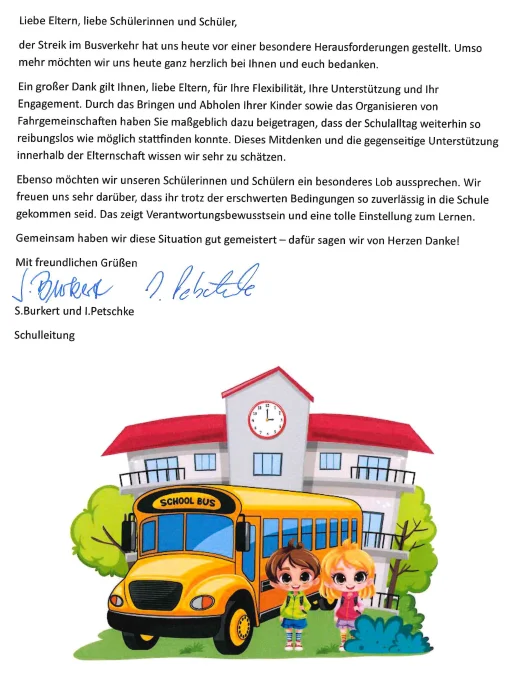 Dank an Eltern