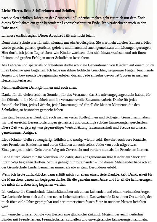 Abschied