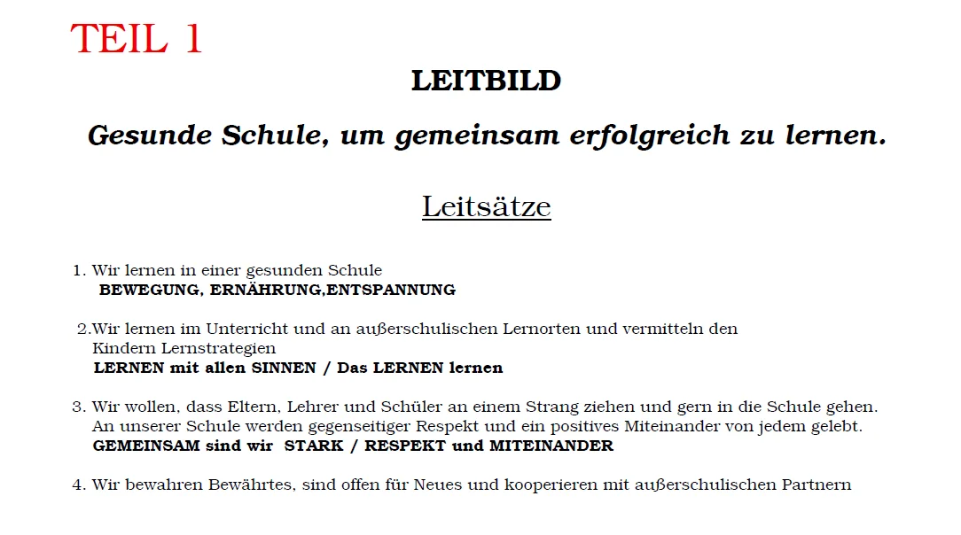 Leitbild