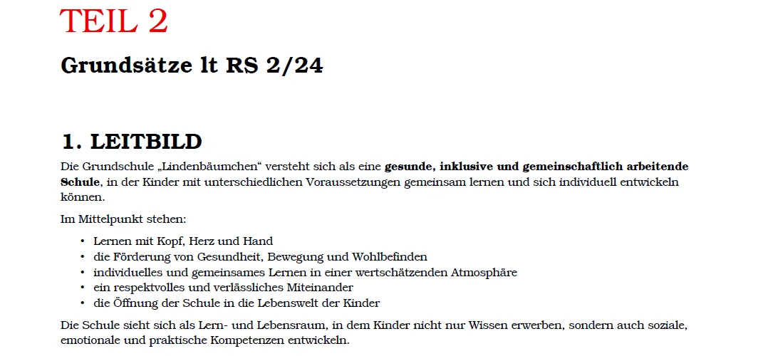 Leitbild
