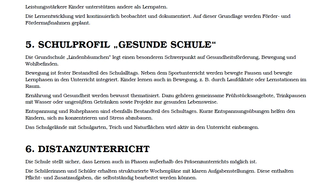 gesunde Schule