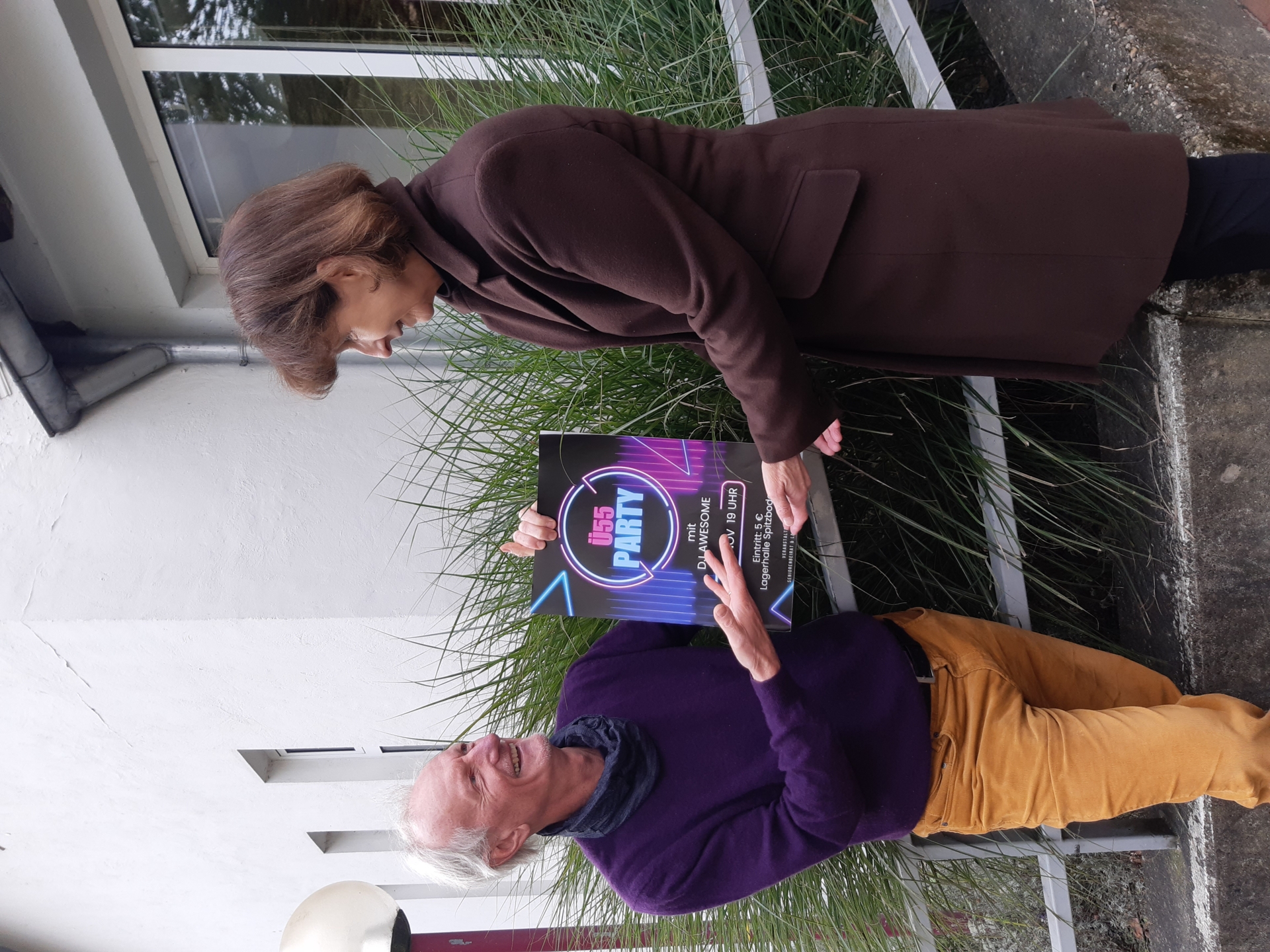 SBR Osnabrück  Bernd Glüsenkamp Elisabeth Fritsch Erste Ü 55 Party am 10.11.2023