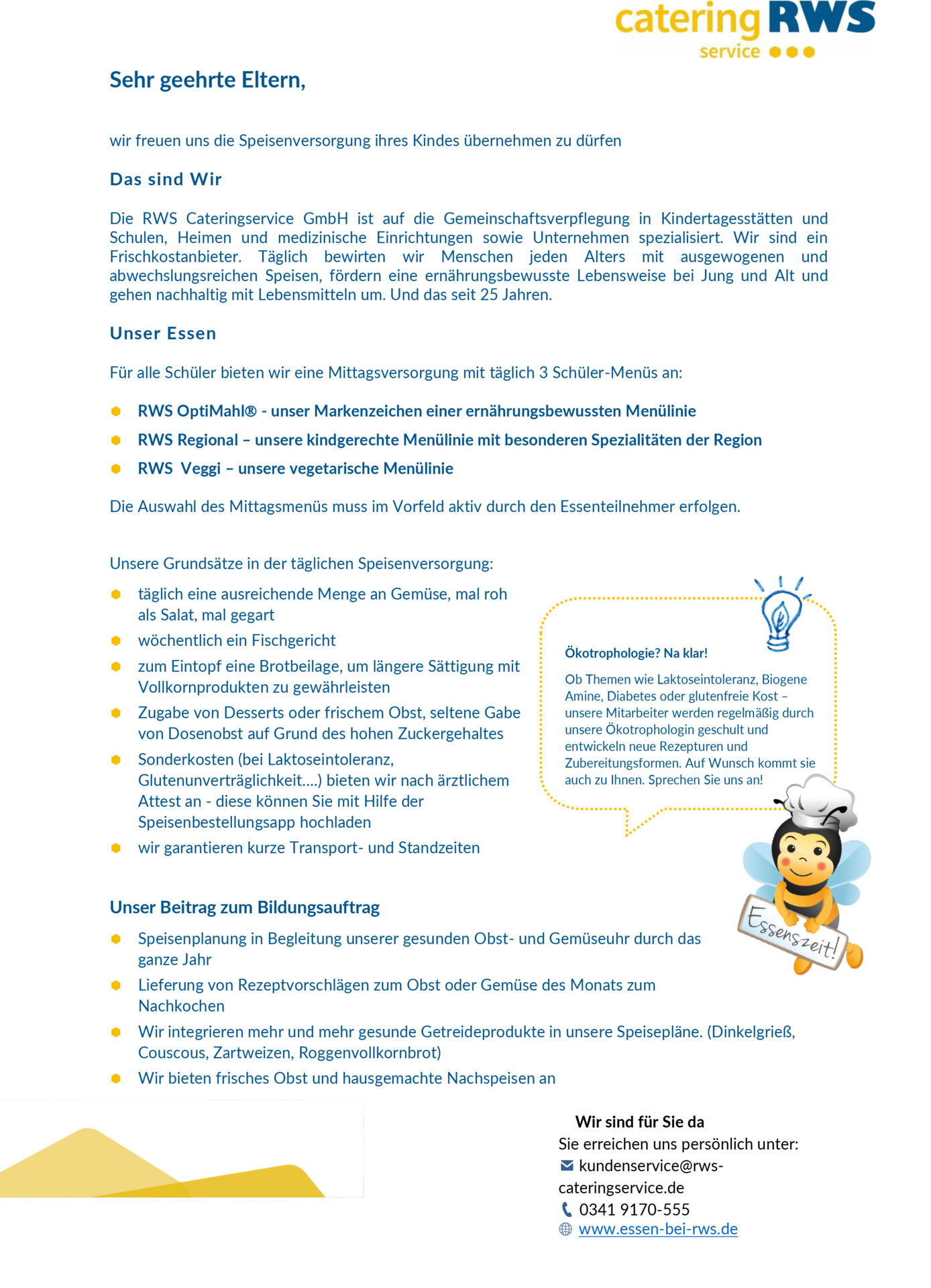 RWS Mittagessen EvSt GS