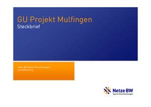 GU Projekt Mulfingen