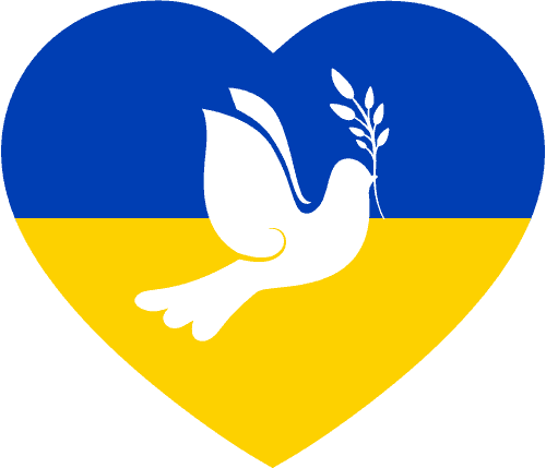 Ukraine Herz Taube