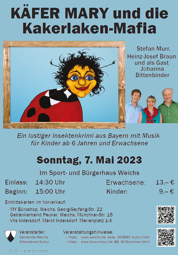 Kulturveranstaltung Käfer Mary