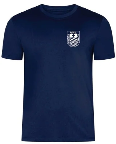 HRM10105-HerrenDamen T-Shirt Navy_Logo-weiß