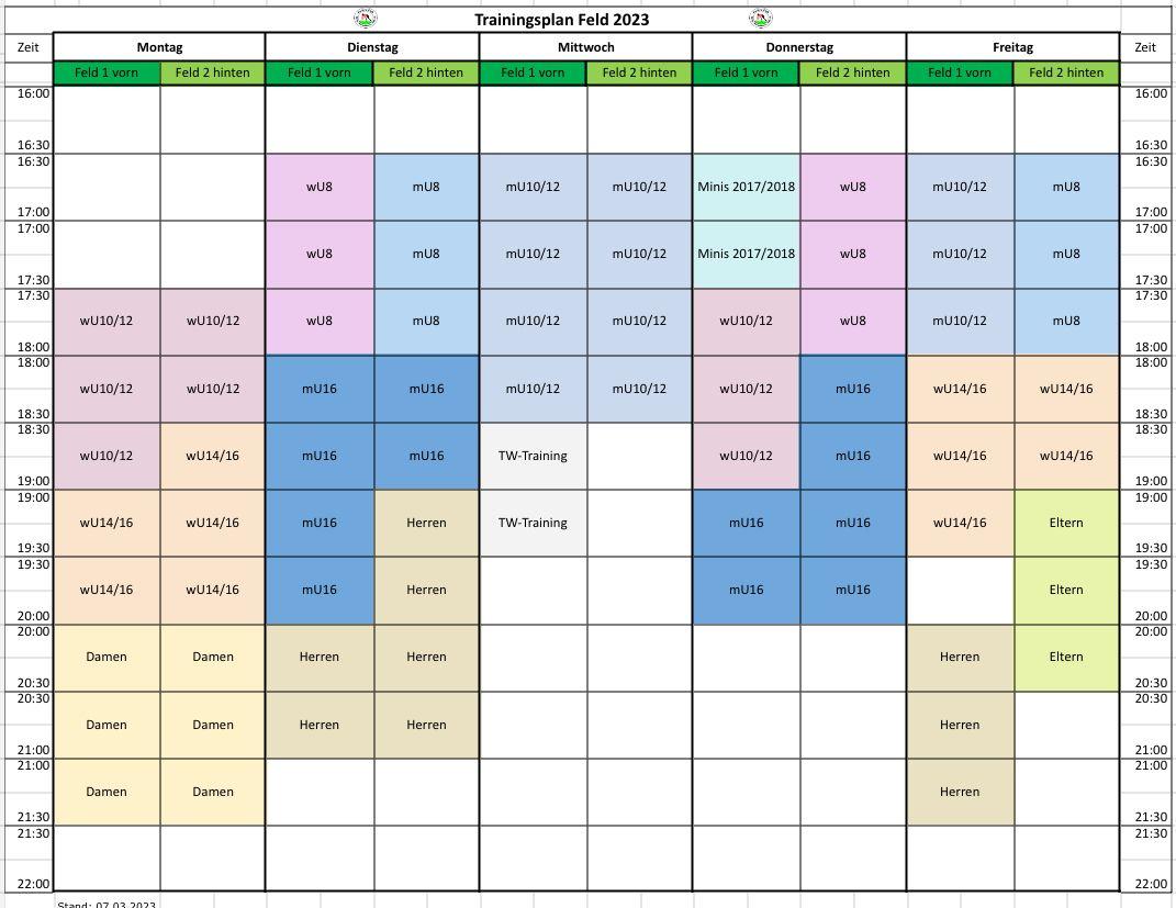 Trainingsplan 2023