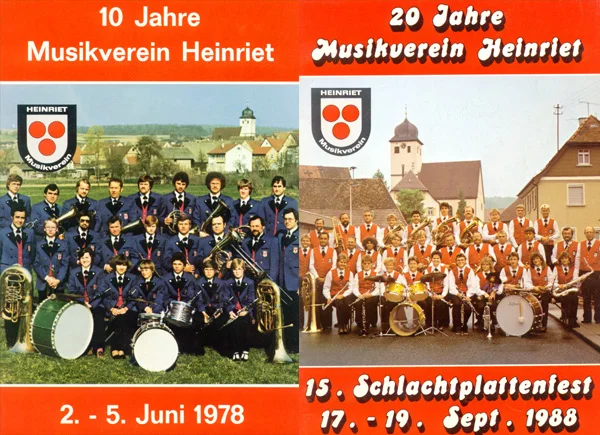 Musikverein Heinriet 1978 - 1988