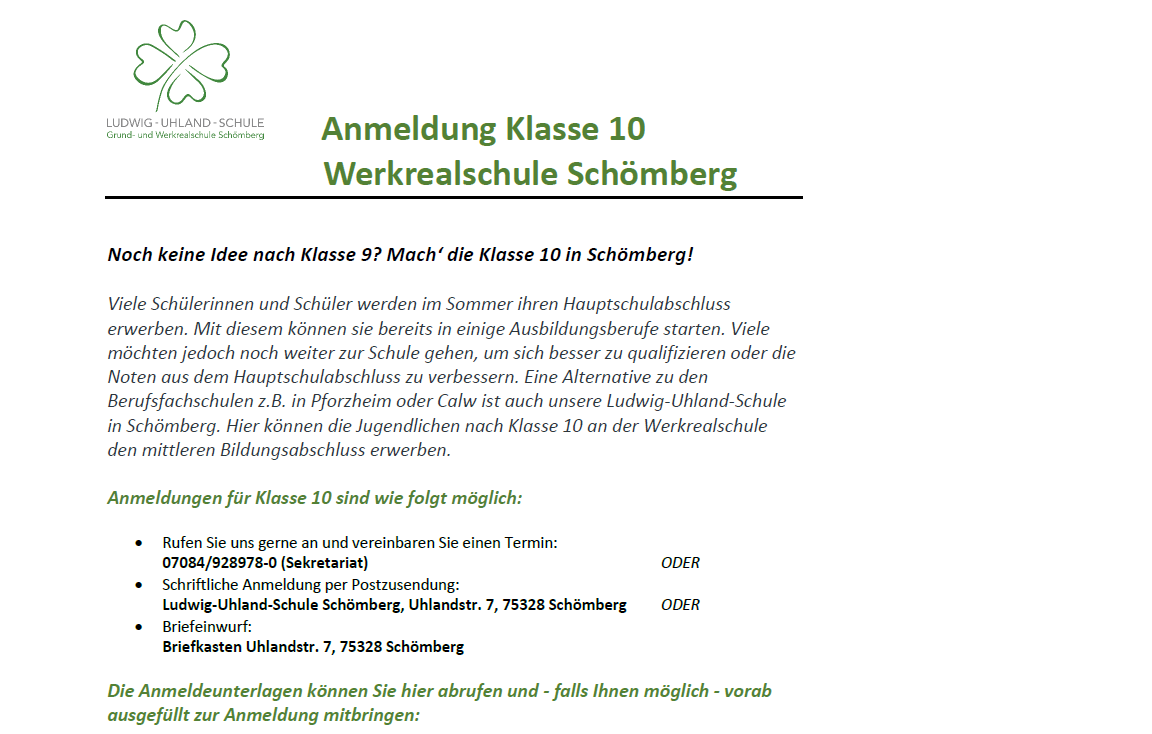Anmeldung 1
