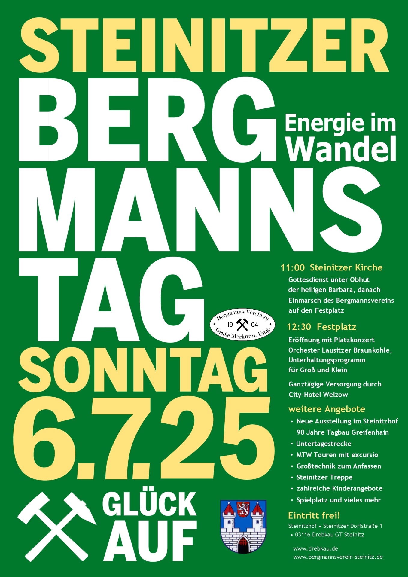 Programm Bergmannstag 2025
