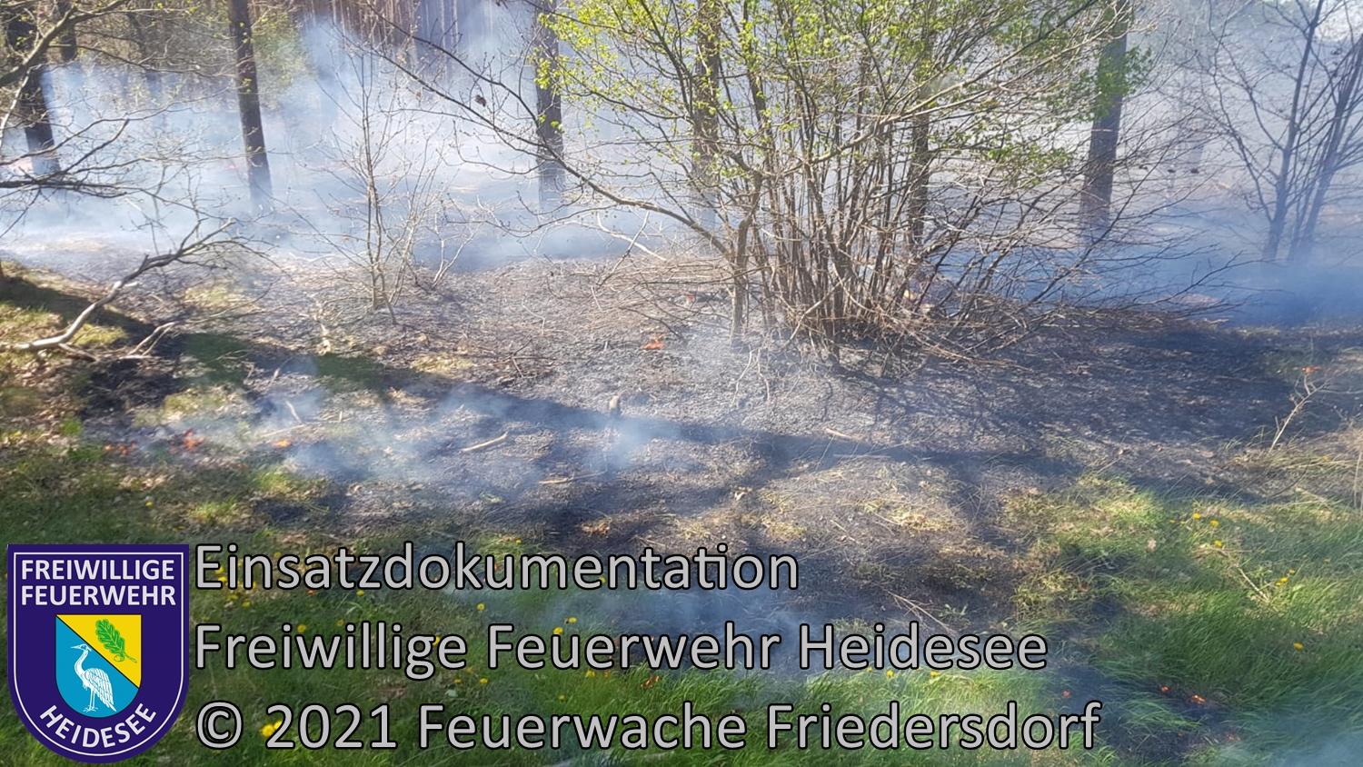 Einsatz 51/2021 | 500m² Waldbodenbrand | Friedrichshof Eichenweg | 09.05.2021