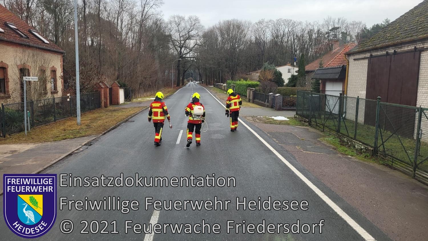 Einsatz 206/2021 | längere Dieselspur | KW bis Kummersdorf (LOS) | 14.12.2021