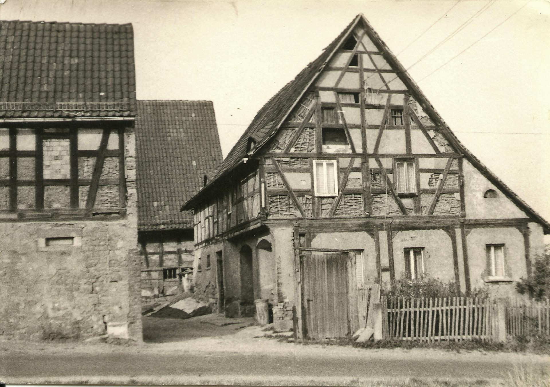 Alter Vierseithof in Frankenau (abgerissen), 1983