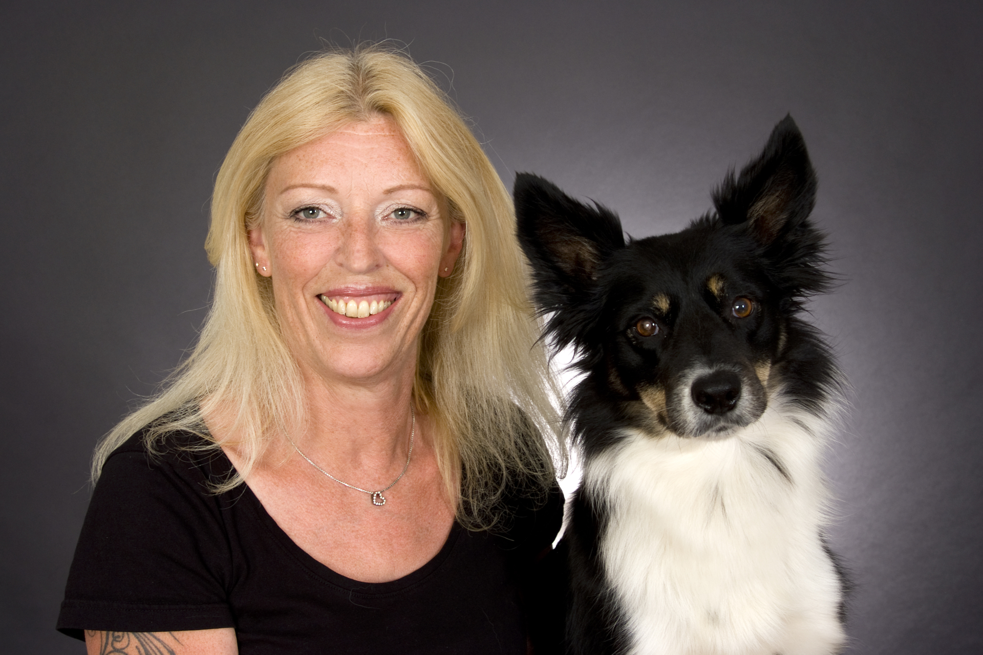 Lehnert, Erika mit Therapiehund
