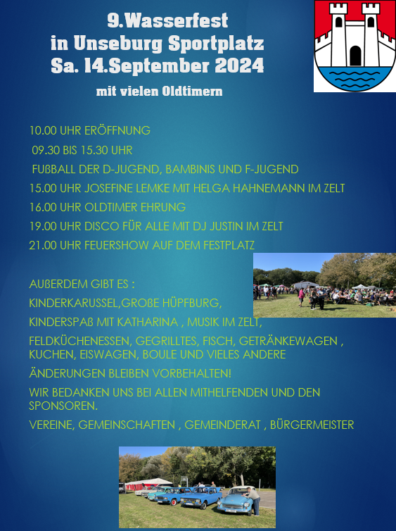 Unseburg Wasserfest 2024