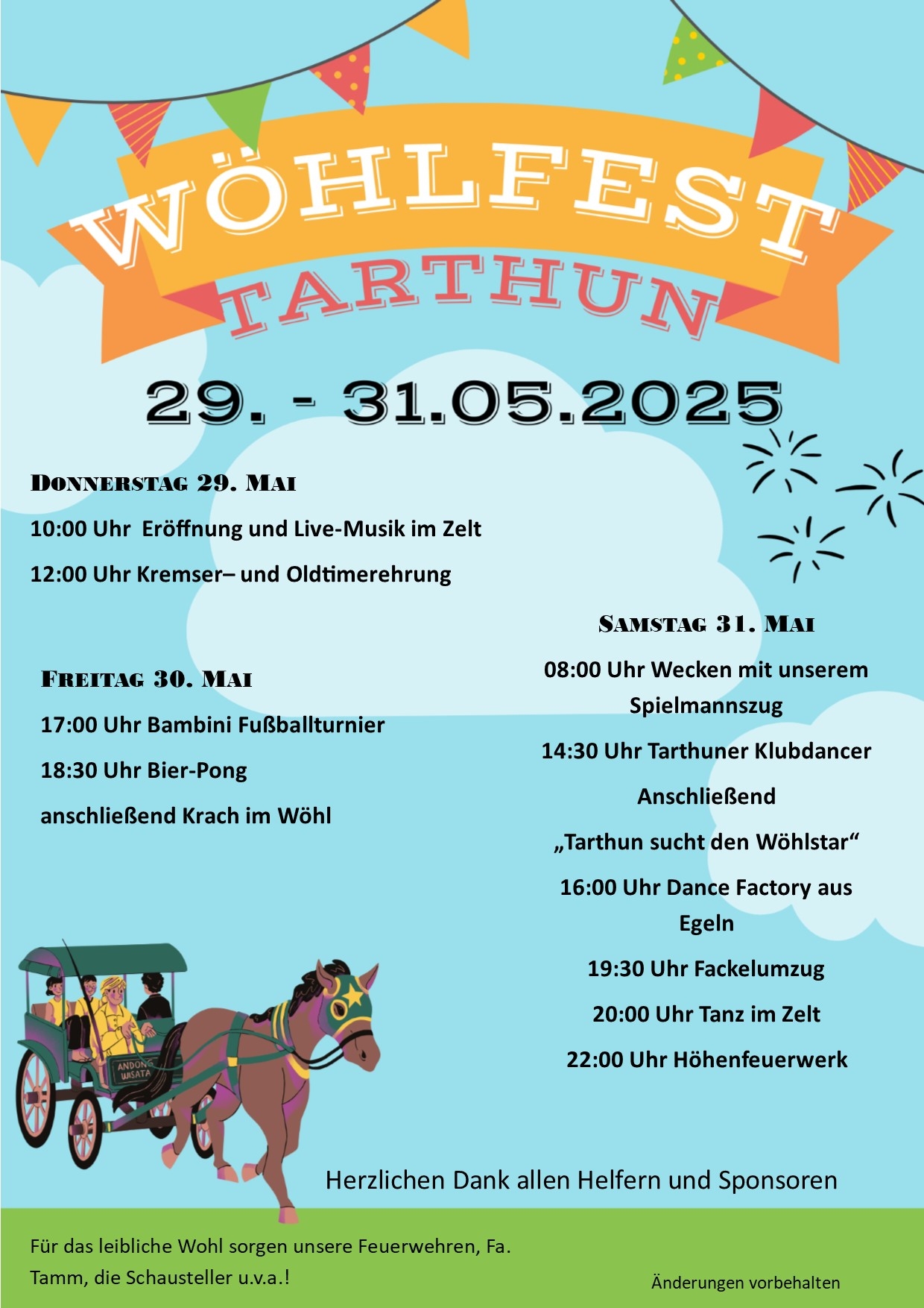 Tarthun Wöhlfest 2025