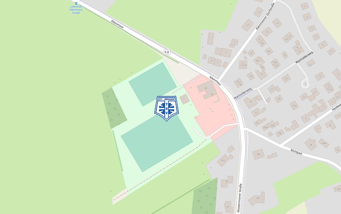Karte Sportplatz Kleinmoor