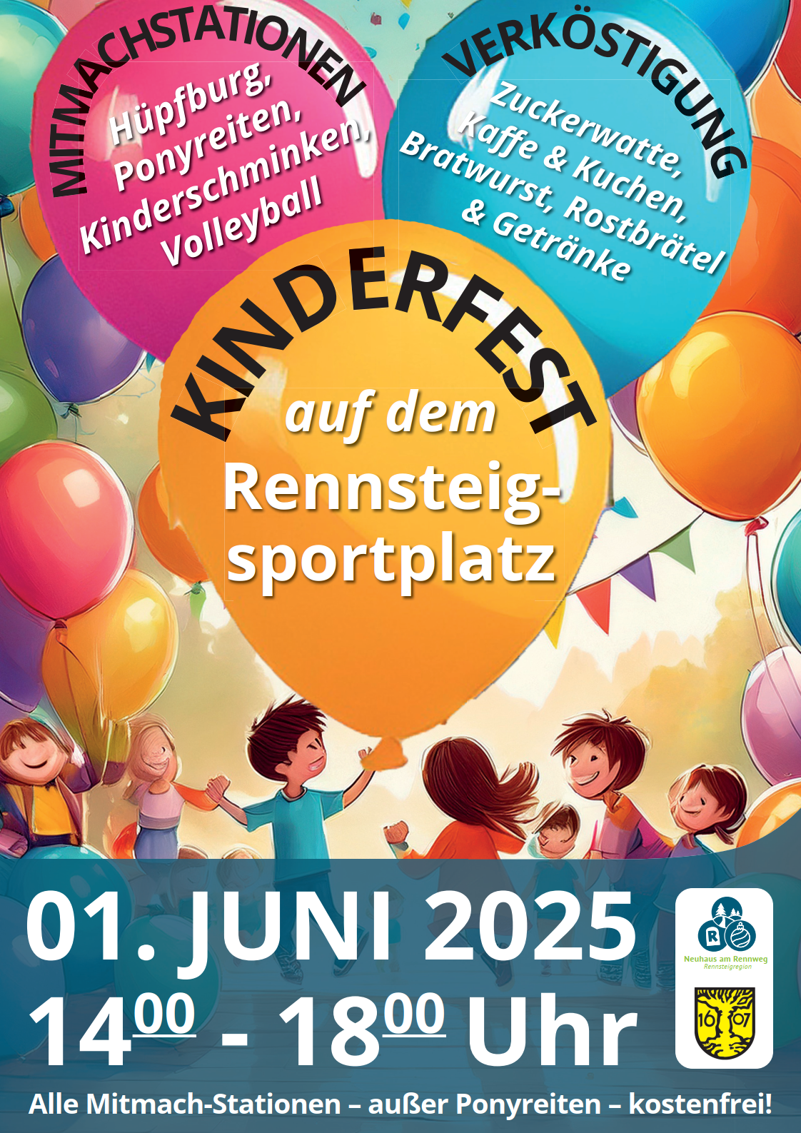 Plakat Kinderfest 01.06.2025
