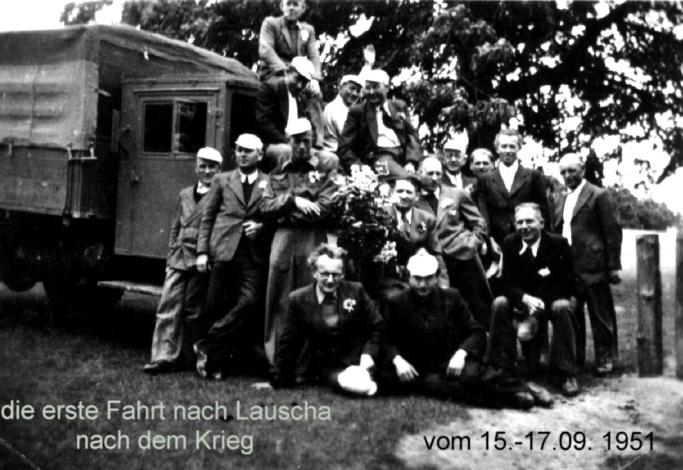 Die erste Fahrt nach Lauscha nach dem Krieg (vom 15.-17.09.1951)