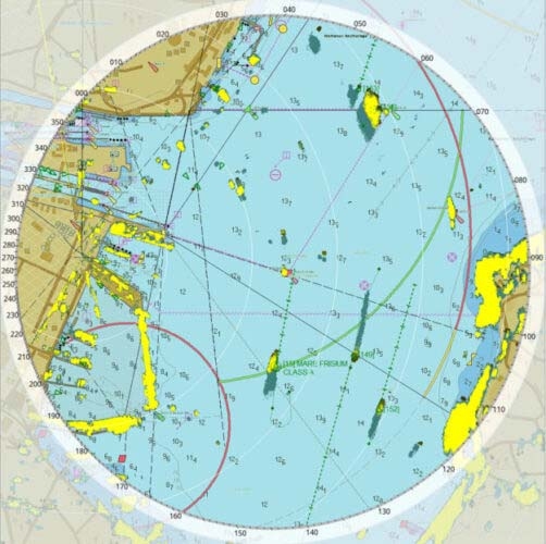 ECDIS-AIS-Karte