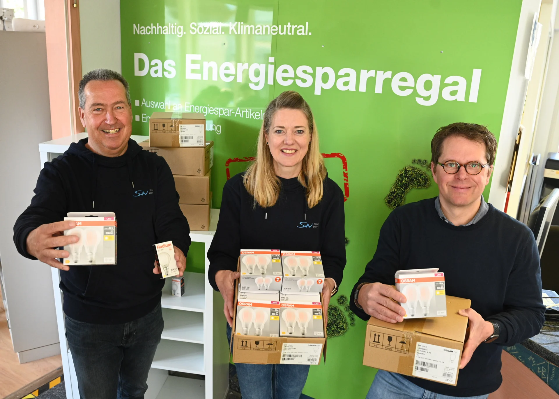 Caritas Kaufhaus werl Energiesparregal