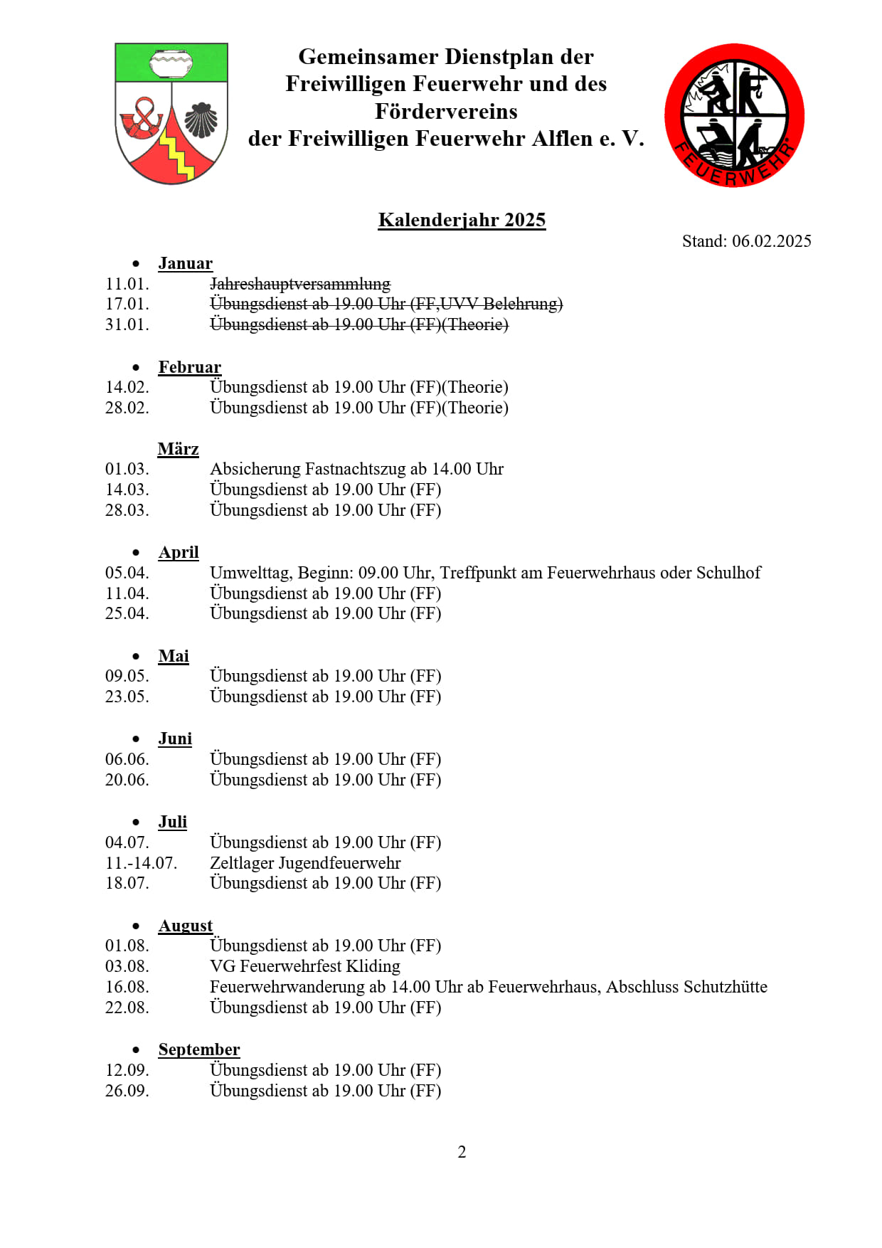 Dienstplan 2025_2