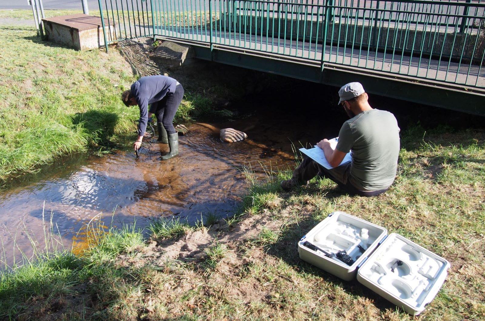 Determination of freshwater parameters on site