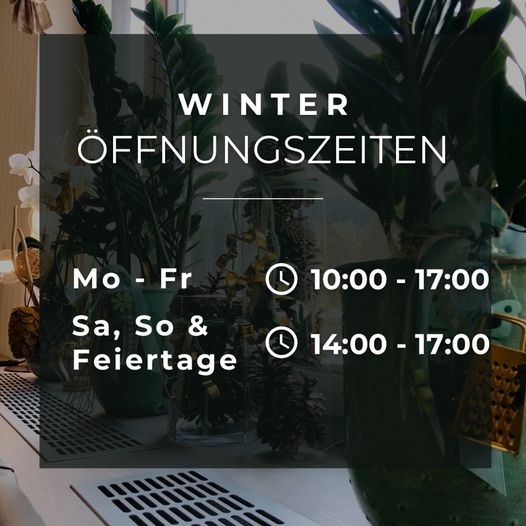 Winteröffnungszeiten