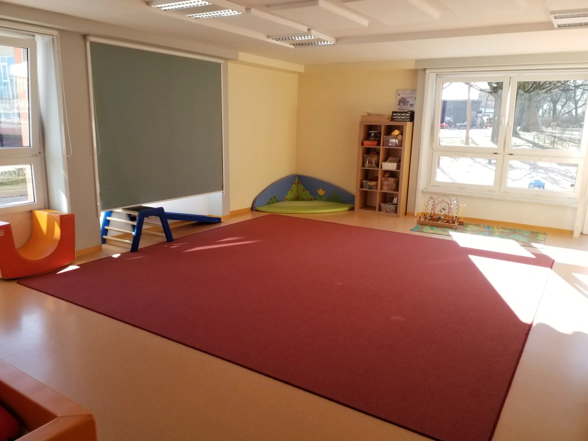 Schlaf- und Bewegungsbereich