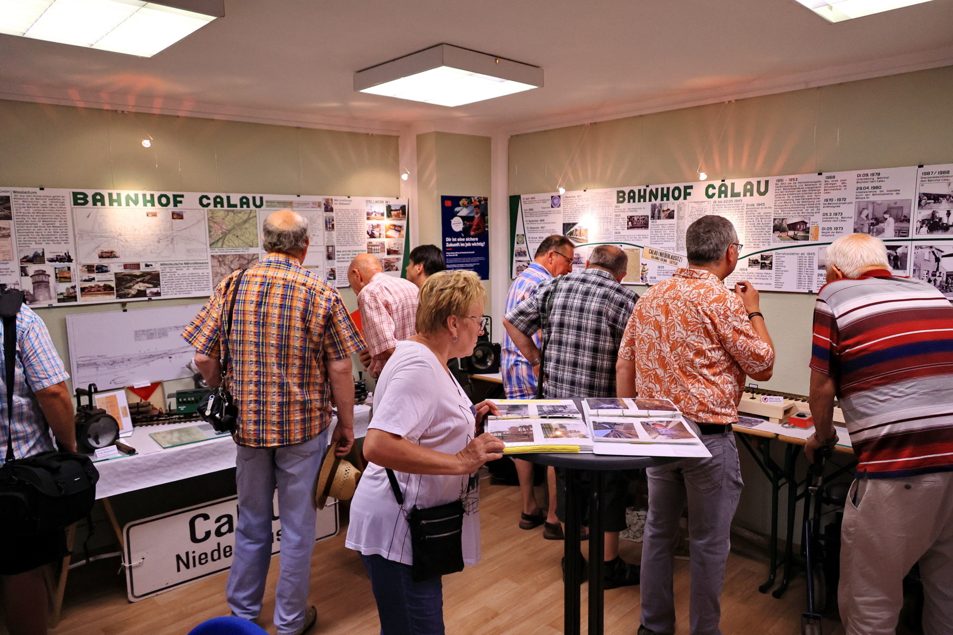 Ausstellung Bahnhof. Foto: Matthias Nerenz