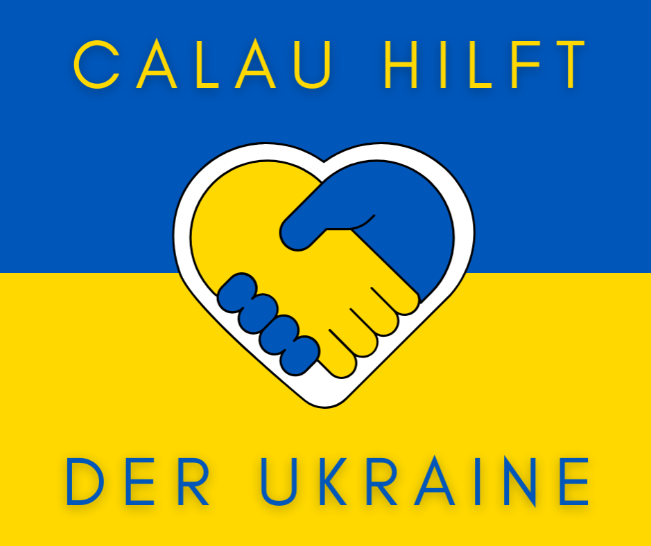Aktionslogo "Calau hilft der Ukraine"
