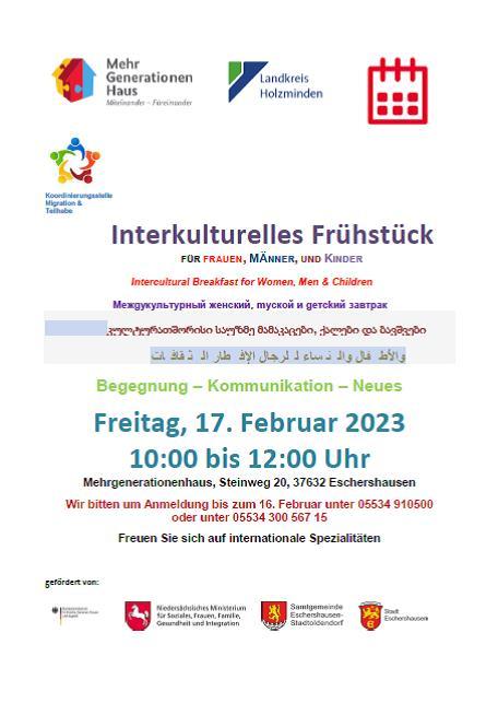 Interkulturelles Frühstück Feb 2023