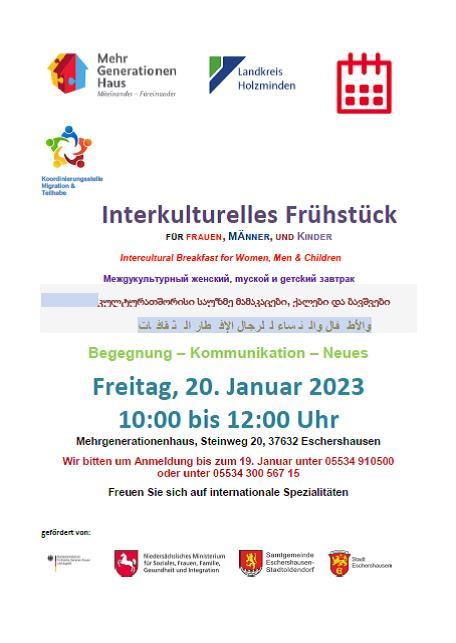 Interkulturelles Frühstück Jan 2023