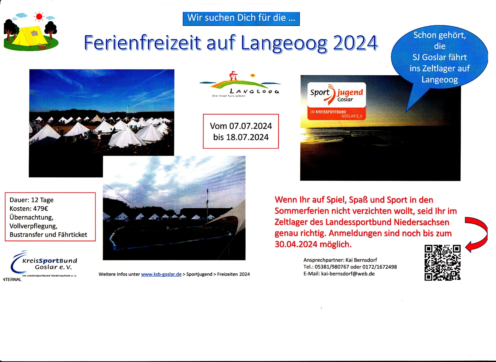 Plakat Langeoog 2024