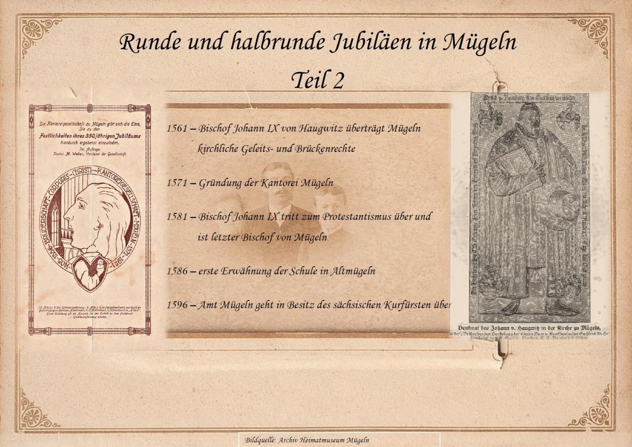 Runde und halbrunde Jubiläum in Mangeln Teil 2