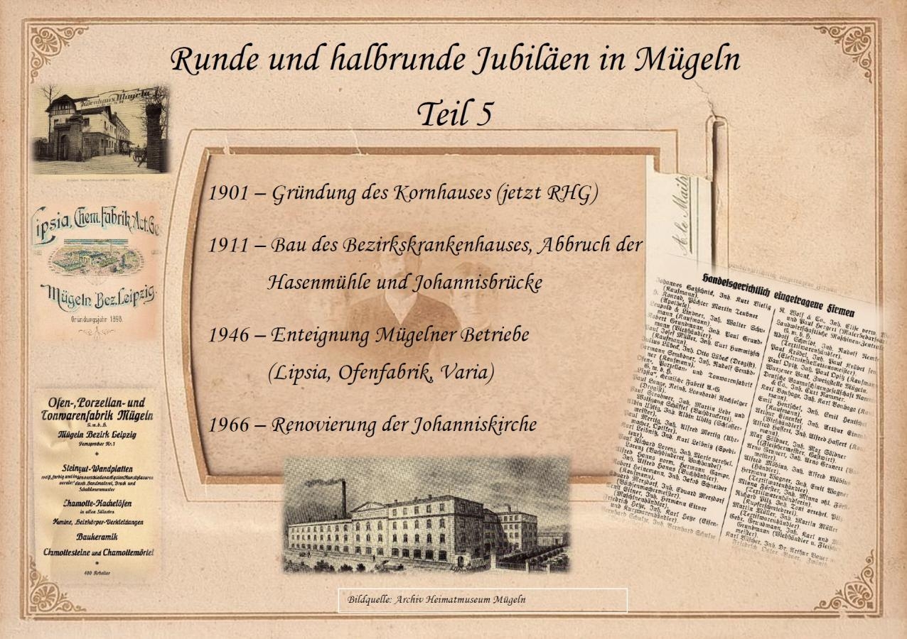 Runde und halbrunde Jubiläum in Mangeln Teil 5