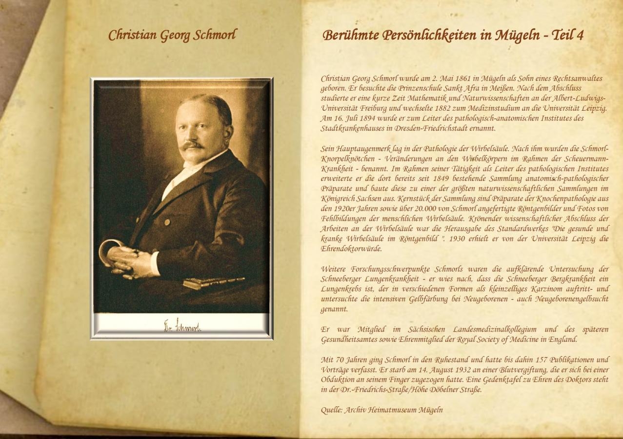 Berühmte Persönlichkeiten in Mügeln - Teil 4
